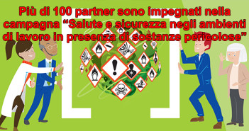 Più di 100 partner sono impegnati nella campagna “Salute e sicurezza negli ambienti di lavoro in presenza di sostanze pericolose” 20180702-partner_euosha