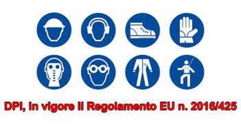 DPI, in vigore il Regolamento EU n. 2016/425 20190709 dpi
