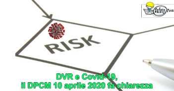 DVR e Covid-19, il DPCM 10 aprile 2020 fa chiarezza 20200414 - dvr-covid19