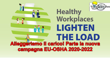 Alleggeriamo il carico! Parte la nuova campagna EU-OSHA 2020-2022 20201027 - EUOSHA