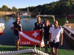 Marina di Ginosa, Porto Canale - Alcuni componenti del team Apulia Divers