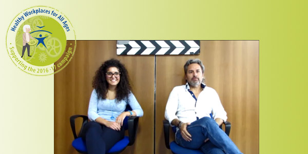 EU-OSHA Intervista doppia a Valentina e Fabio