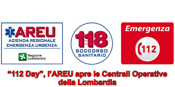“112 Day”, l’AREU apre le Centrali Operative della Lombardia