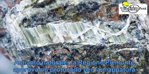 Amianto naturale: la Regione Piemonte approva un protocollo per la mappatura